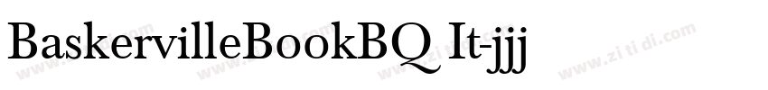 BaskervilleBookBQ It字体转换